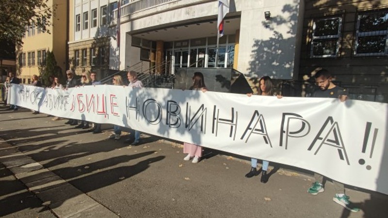 Protest novinara ispred TOK-a: Pantićeva porodica, medijska zajednica i srpsko društvo predugo čekaju pravdu